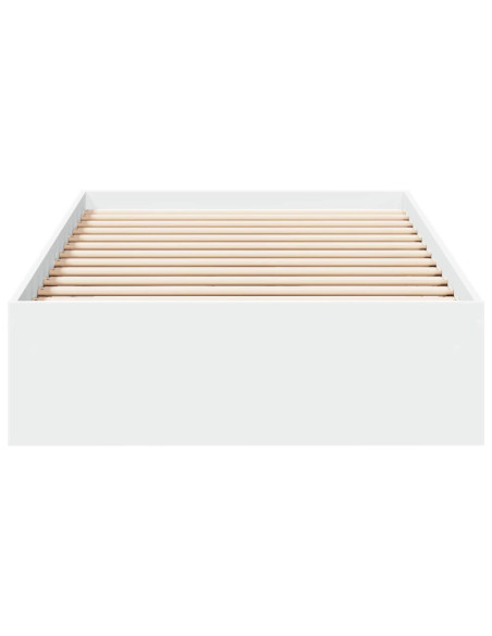 Telaio del letto con storage con cassetto Bianco 80 x 200 cm