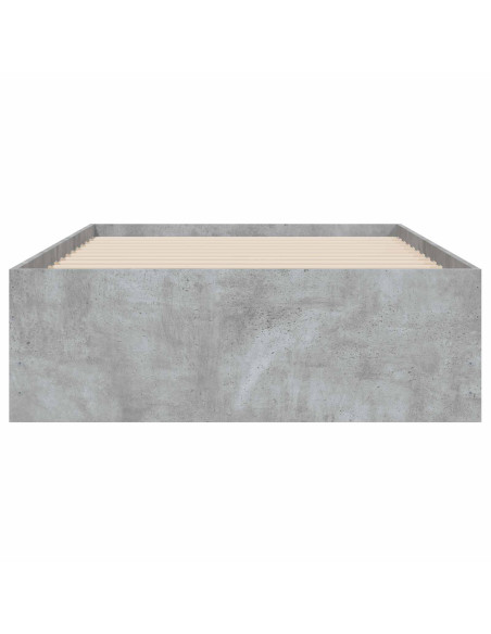 Telaio del letto con storage Sonoma grigio 80 x 200 cm