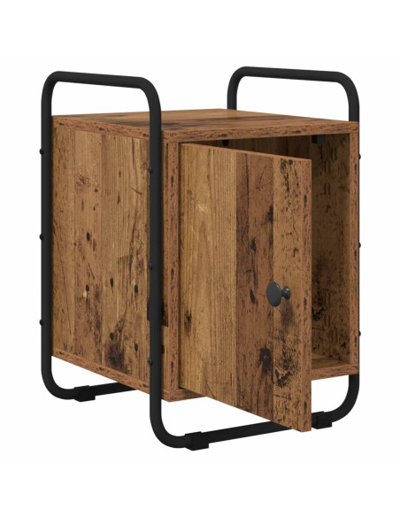 Armadio da Notte 2 pz Legno antico Legno ingegnerizzato