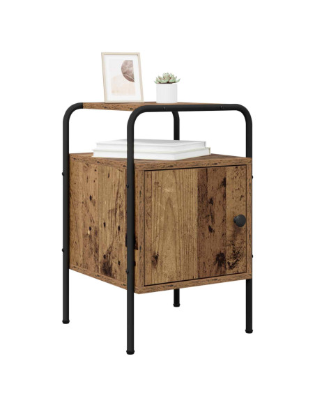 Armadio da Notte 2 pz Legno antico Legno ingegnerizzato