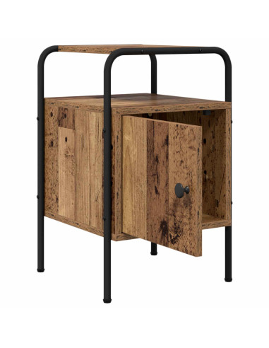 Armadio da Notte 2 pz Legno antico Legno ingegnerizzato