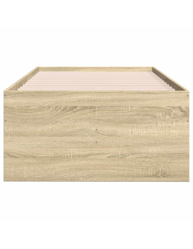Telaio del letto con storage Rovere Sonoma 80 x 200 cm