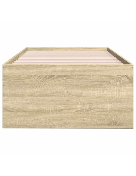 Telaio del letto con storage Rovere Sonoma 80 x 200 cm