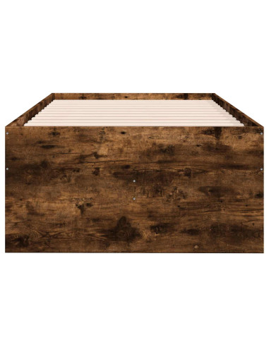 Telaio del letto con storage Rovere Fumo 80 x 200 cm