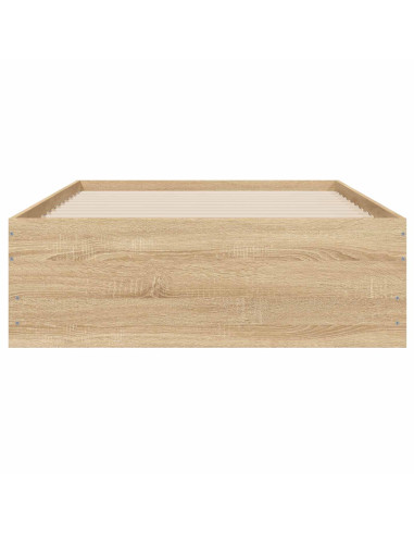 Telaio del letto con storage Rovere Sonoma 80 x 200 cm