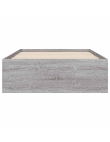 Telaio del letto con storage Grigio Cemento 80 x 200 cm