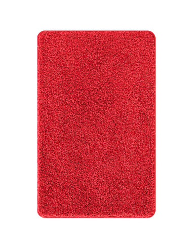Tappetino da bagno antiscivolo Rosso 50 x 80 cm PP