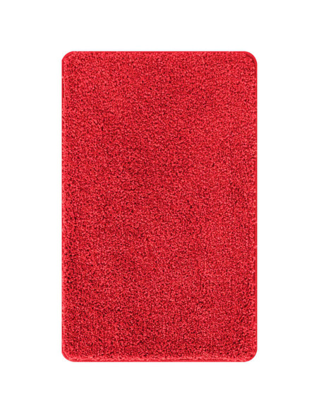 Tappetino da bagno antiscivolo Rosso 50 x 80 cm PP