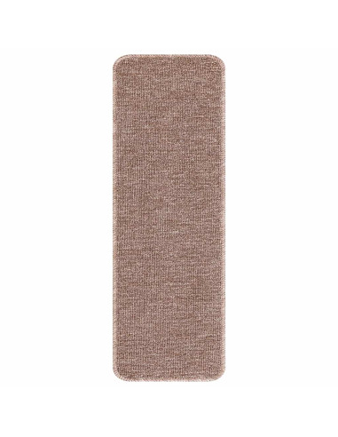 Tappetini Antiscivolo per Scale 15 pcs Marrone chiaro