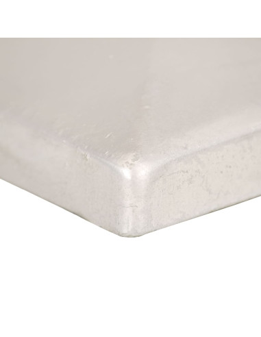 Tappi per Pali a Piramide 6 pz in Metallo Zincato 91x91 mm