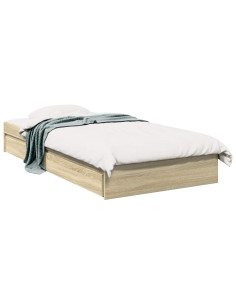 Telaio del letto con storage Rovere Sonoma 80 x 200 cm 2