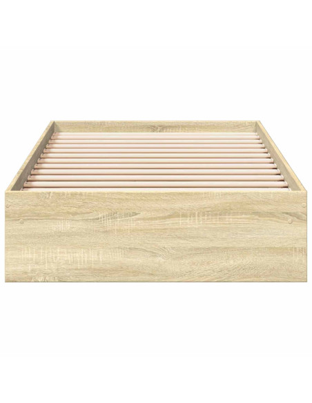 Telaio del letto con storage Rovere Sonoma 80 x 200 cm