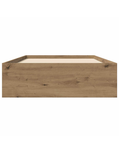 Telaio del letto con storage Rovere Artigianale 80 x 200 cm