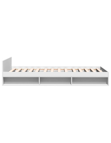 Telaio del letto con storage con cassetto Bianco 80 x 200 cm