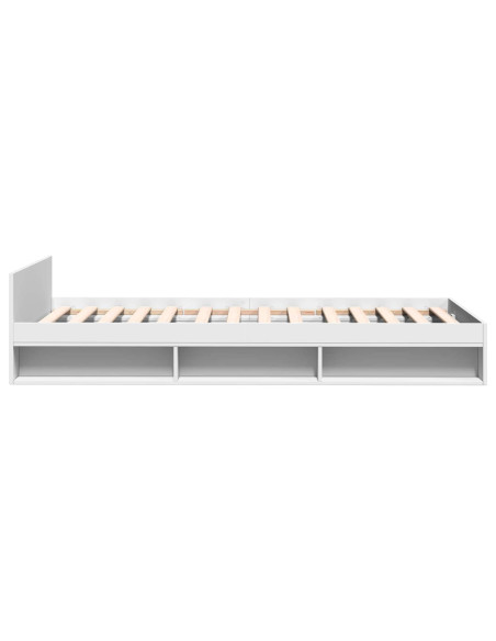 Telaio del letto con storage con cassetto Bianco 80 x 200 cm