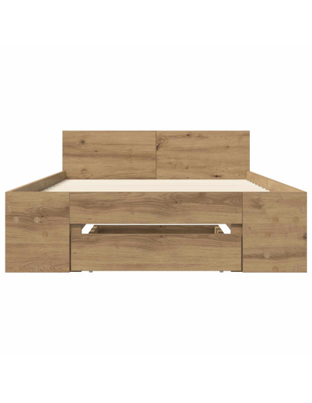 Telaio del letto con storage Rovere Artigianale 80 x 200 cm