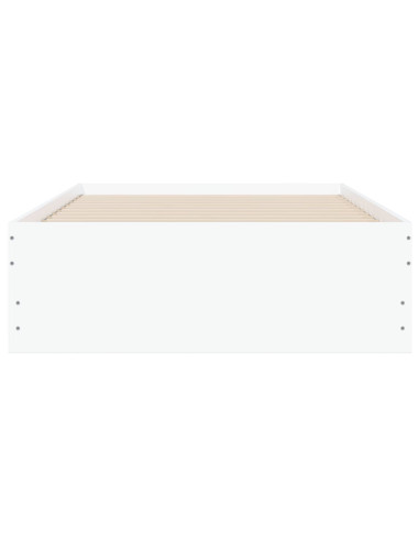 Telaio del letto con storage con cassetto Bianco 80 x 200 cm
