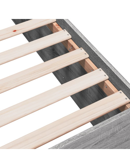 Giroletto Grigio Sonoma 140x200 cm in Legno Multistrato