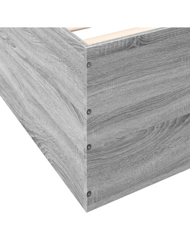 Giroletto Grigio Sonoma 140x200 cm in Legno Multistrato