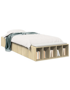 Telaio del letto con storage Rovere Sonoma 80 x 200 cm 2