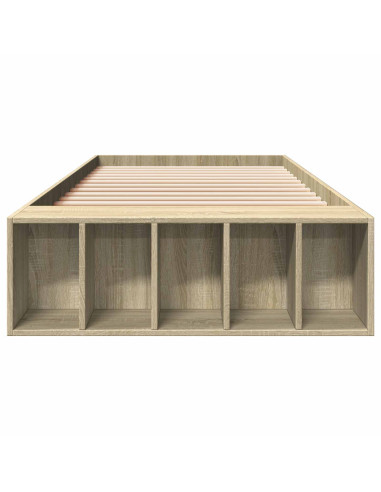 Telaio del letto con storage Rovere Sonoma 80 x 200 cm