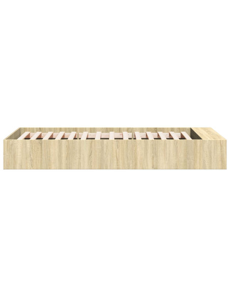 Telaio del letto con storage Rovere Sonoma 80 x 200 cm