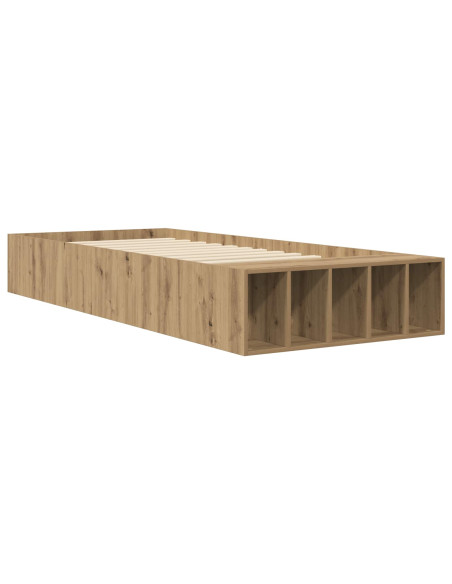 Telaio del letto con storage Rovere Artigianale 80 x 200 cm