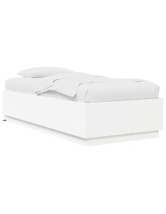 Letto con LED Bianco 80 x 200 cm Legno ingegnerizzato 2