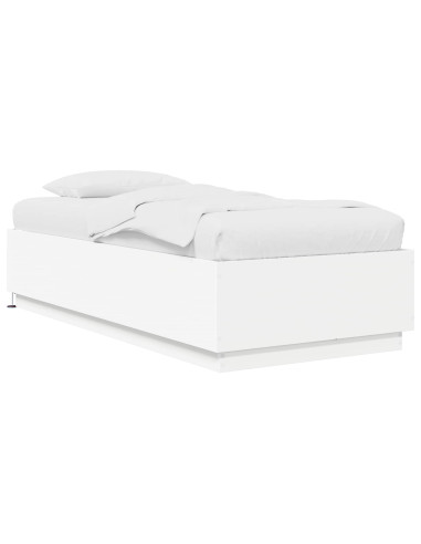 Letto con LED Bianco 80 x 200 cm Legno ingegnerizzato