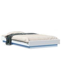 Letto con LED Bianco 80 x 200 cm Legno ingegnerizzato 2