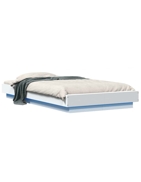 Letto con LED Bianco 80 x 200 cm Legno ingegnerizzato
