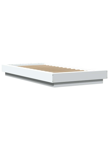 Letto con LED Bianco 80 x 200 cm Legno ingegnerizzato