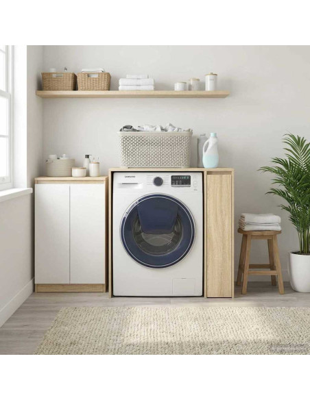 Mobiletto per lavatrice con porta Sonoma 87 x 60 x 89 cm