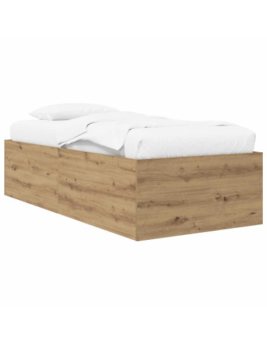 Struttura letto a pavimento Rovere Artigianale 80 x 200 cm