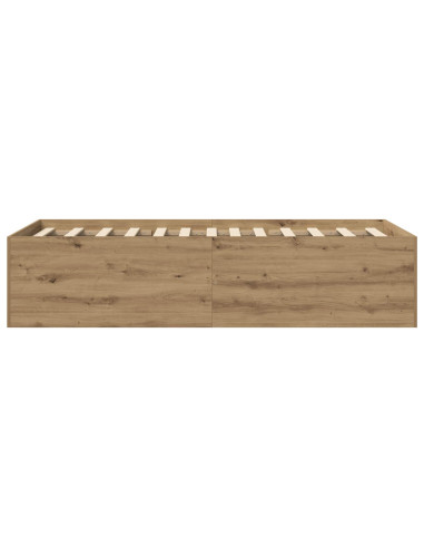 Struttura letto a pavimento Rovere Artigianale 80 x 200 cm