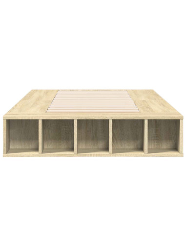 Telaio del letto con storage Rovere Sonoma 80 x 200 cm