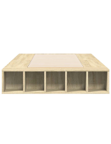 Telaio del letto con storage Rovere Sonoma 80 x 200 cm
