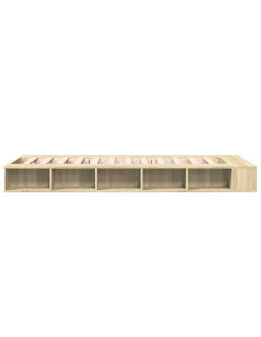 Telaio del letto con storage Rovere Sonoma 80 x 200 cm