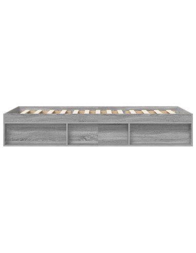 Telaio del letto con storage Sonoma grigio 80 x 200 cm