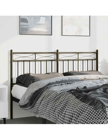 Testiera di Ricambio in Metallo Nero 135 cm