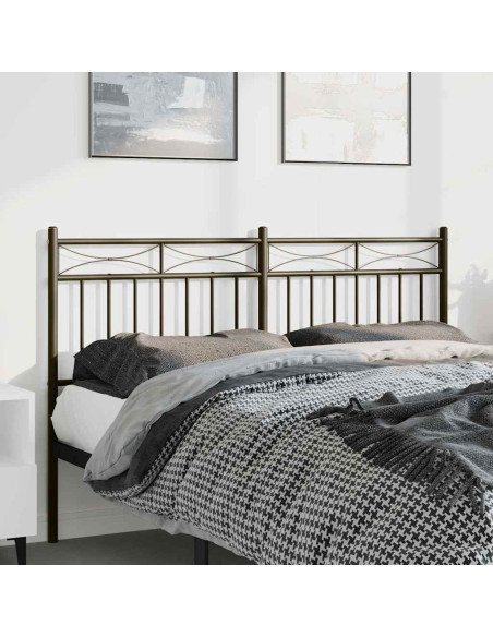 Testiera di Ricambio in Metallo Nero 135 cm