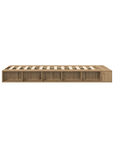 Telaio del letto con storage Rovere Artigianale 80 x 200 cm