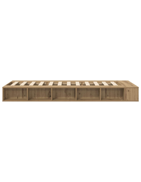 Telaio del letto con storage Rovere Artigianale 80 x 200 cm
