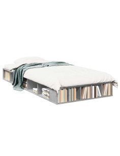 Telaio del letto con storage Grigio Cemento 80 x 200 cm 2
