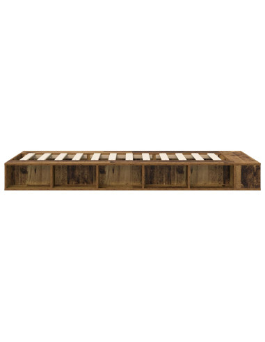 Telaio del letto con storage Legno antico 80 x 200 cm