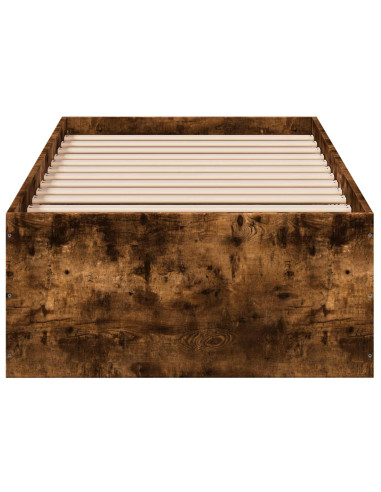 Struttura letto a pavimento Rovere Fumo 80 x 200 cm