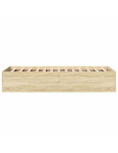 Struttura letto a pavimento Rovere Sonoma 80 x 200 cm