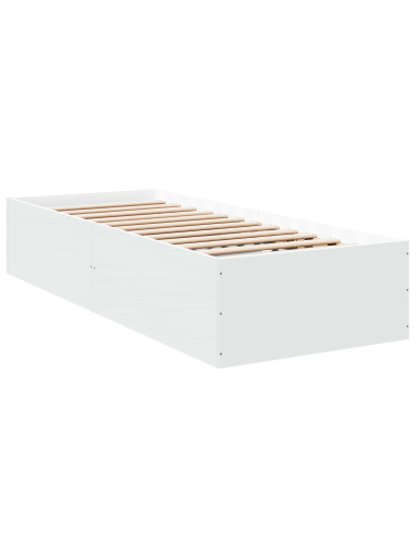 Struttura letto a pavimento Bianco 80 x 200 cm