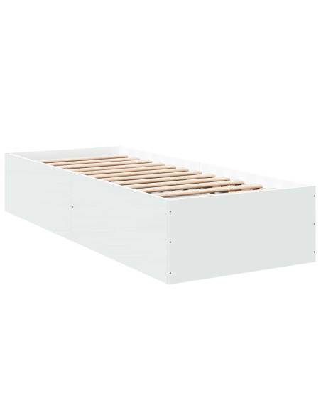 Struttura letto a pavimento Bianco 80 x 200 cm