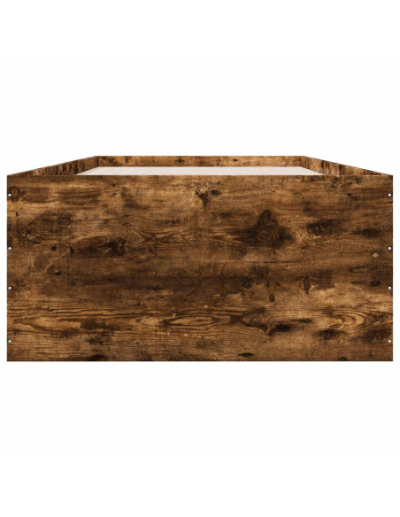 Struttura letto a pavimento Rovere Fumo 80 x 200 cm